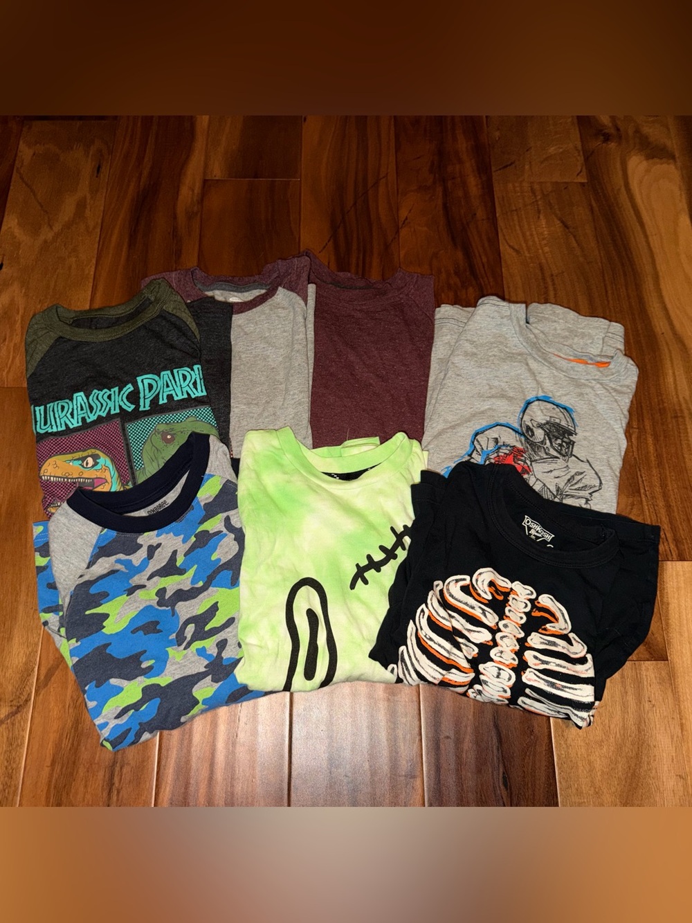 7 Boys long sleeve shirt bundle -size 6/7